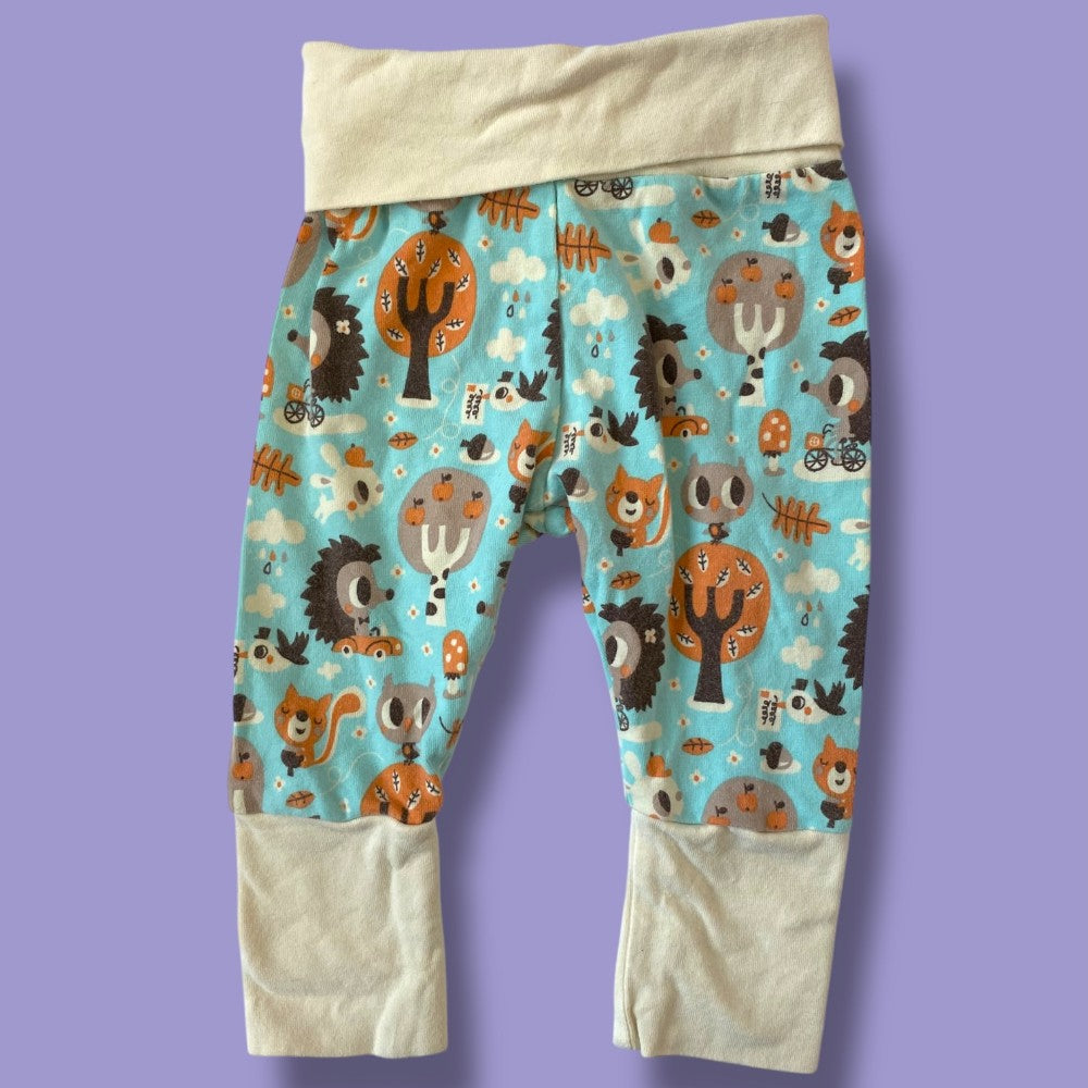 Pure Colour Gro Pants 6-12m