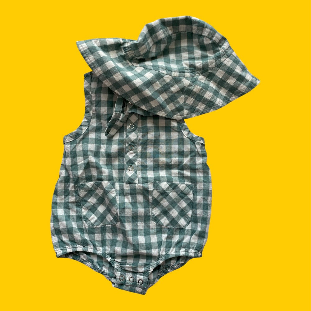 Pehr Romper &amp; Hat 0-3m