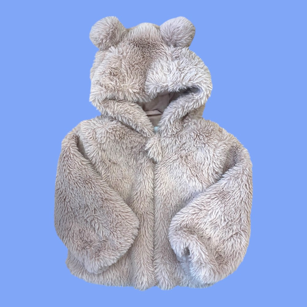 Liv &amp; Lottie Sherpa Jacket 12m