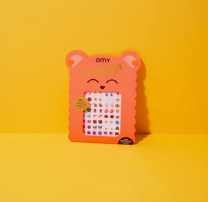Omy Sticker Earrings - Cat
