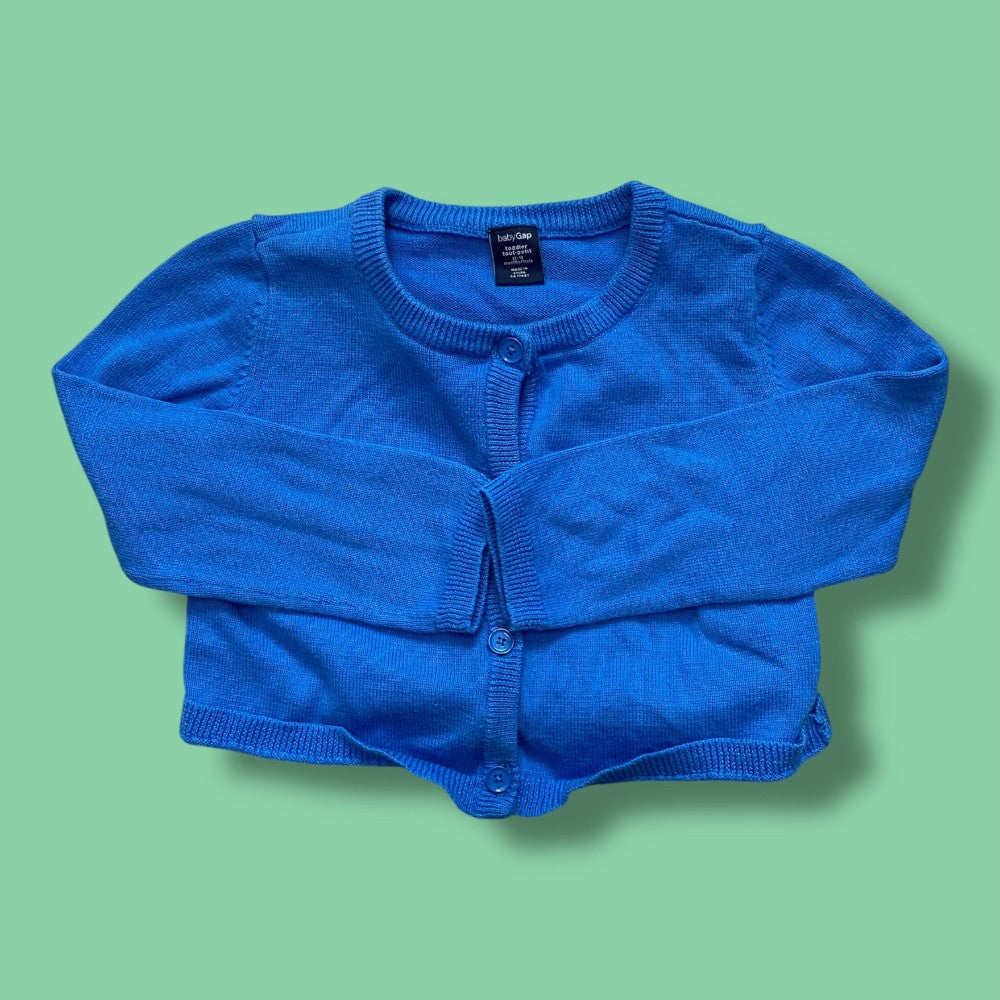 Gap Blue Cardi 12-24m