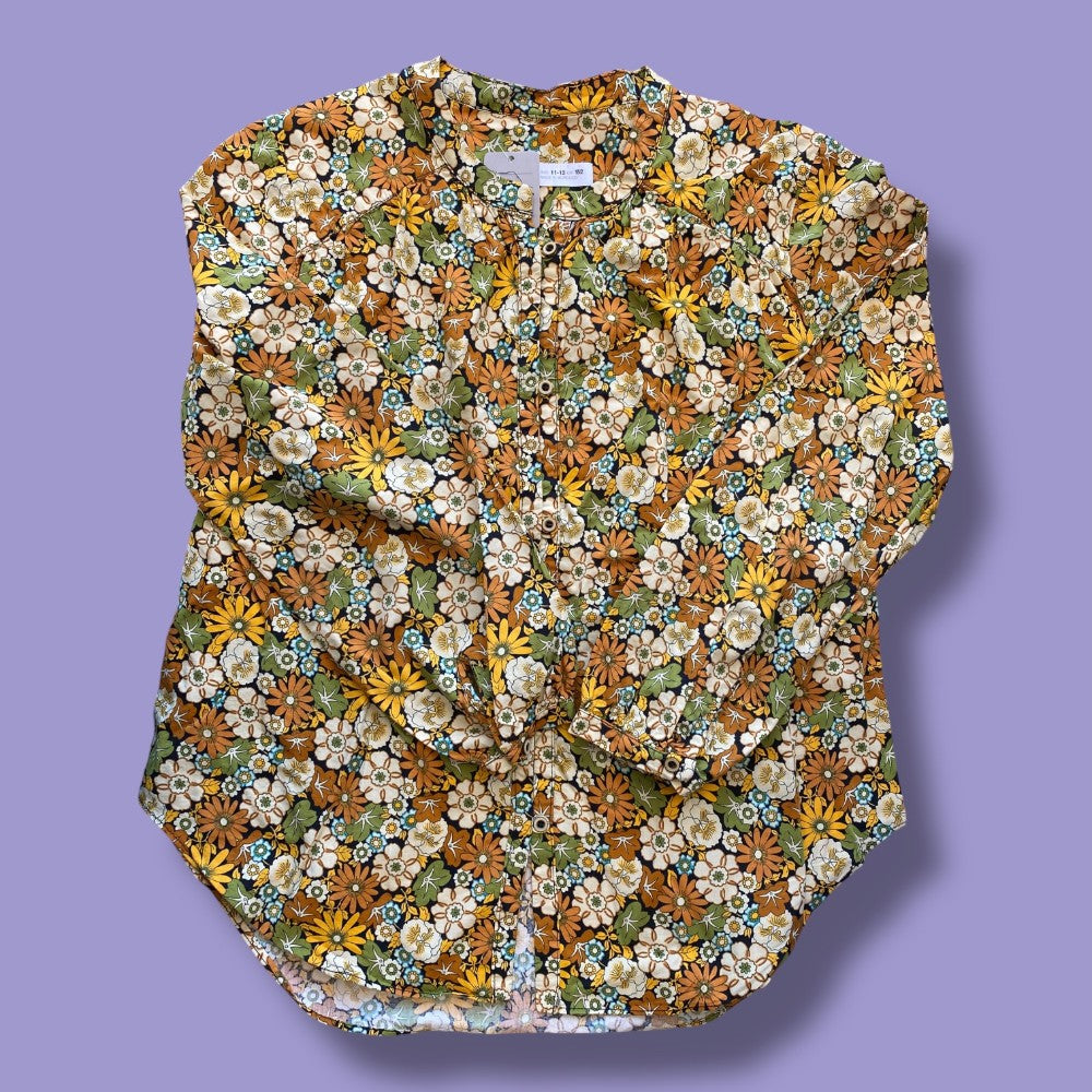 Zara Floral Shirt 11-12Y
