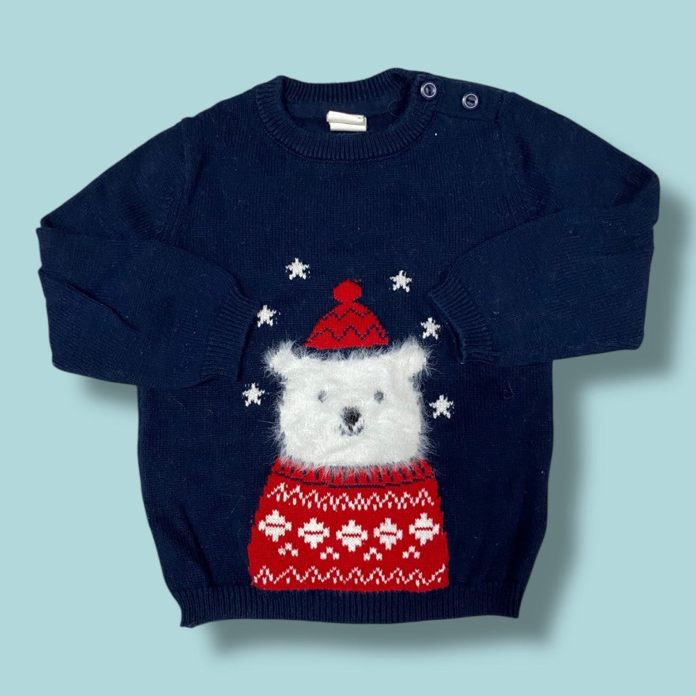 H&amp;M Bear Knit 6-9m