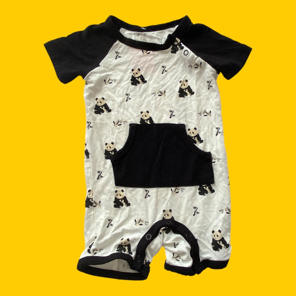 kyte panda romper 6-12m