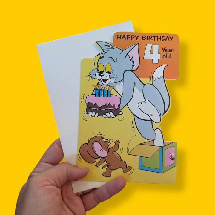 Vintage Card - Tom &amp; Jerry