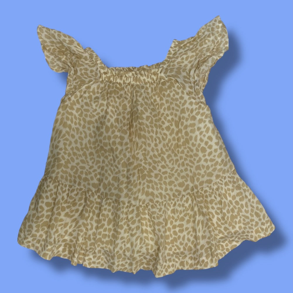 gap leopard dress 2y