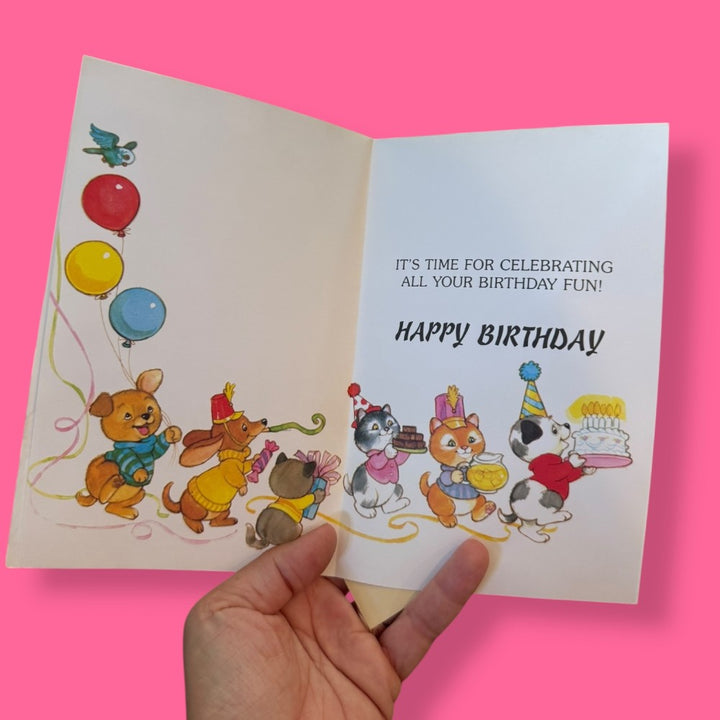 Vintage Card - Animal TV (7 years)