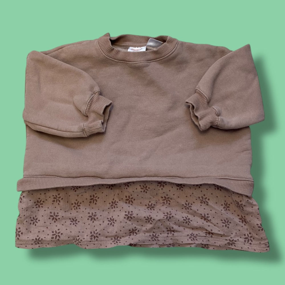 zara sweatshirt 12-18m