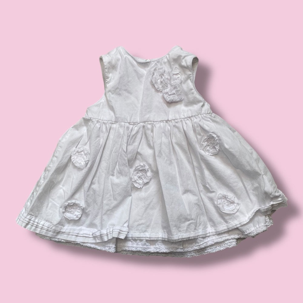 CP White Dress 6M