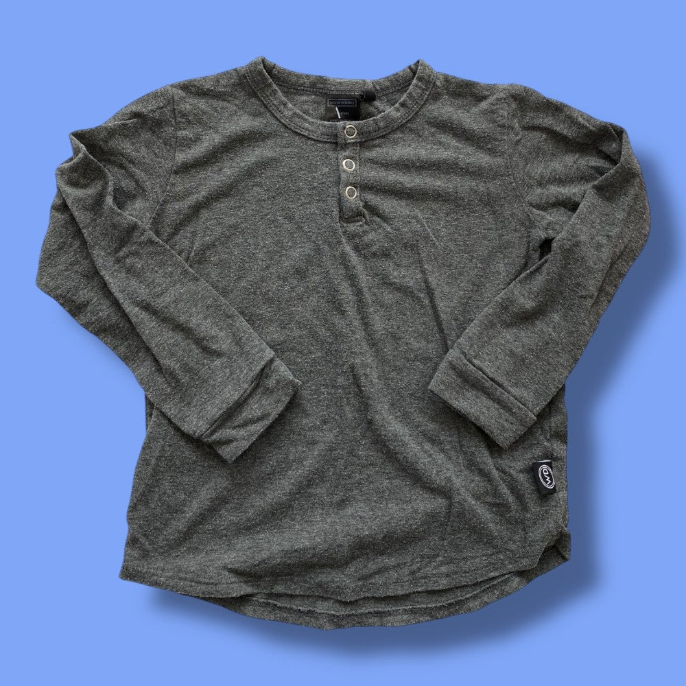 wooly doodle button top 5y