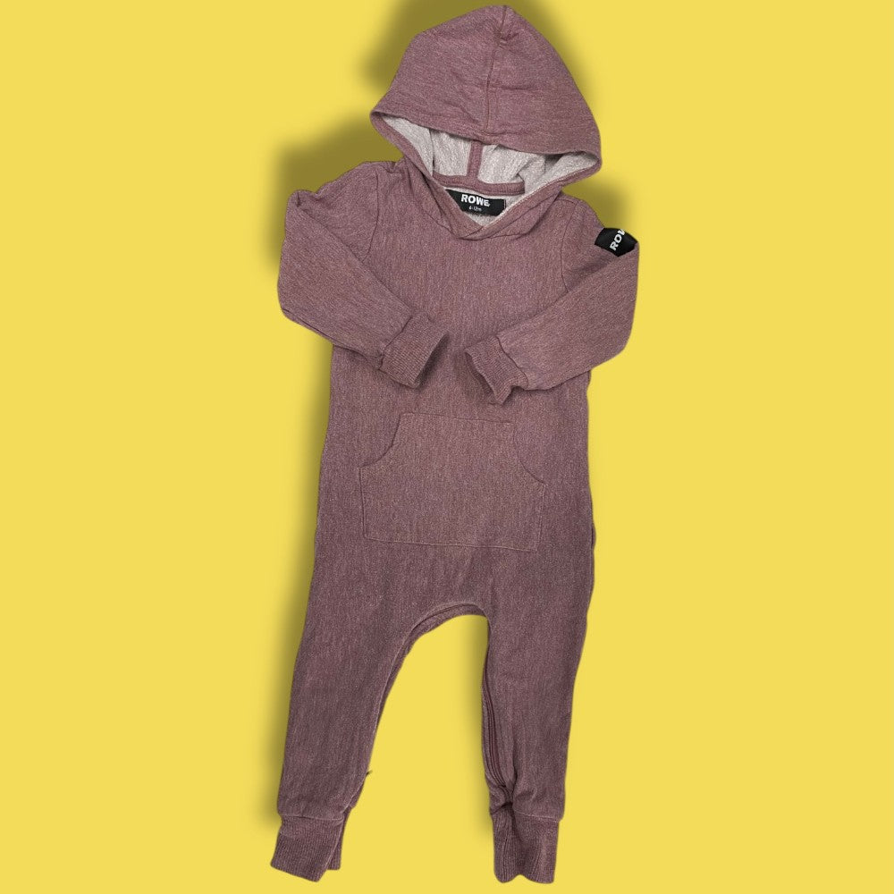 rowe zip romper 6-12m