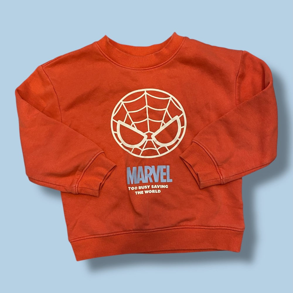 h&amp;M spiderman sweatshirt 3/4y