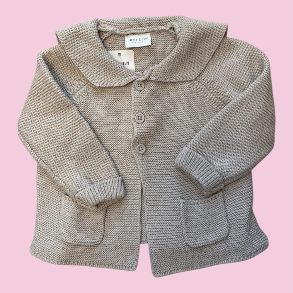 next collared cardigan 3-6m