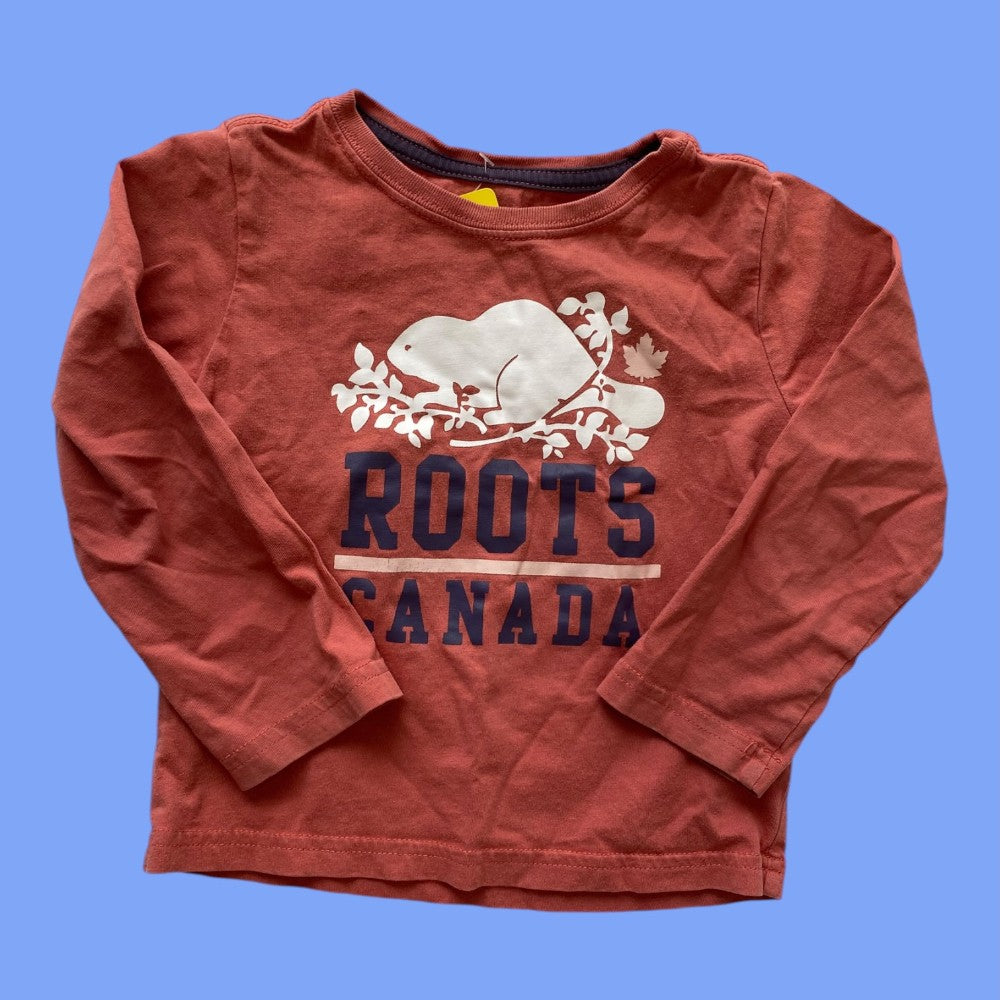 roots long sleeve 2t