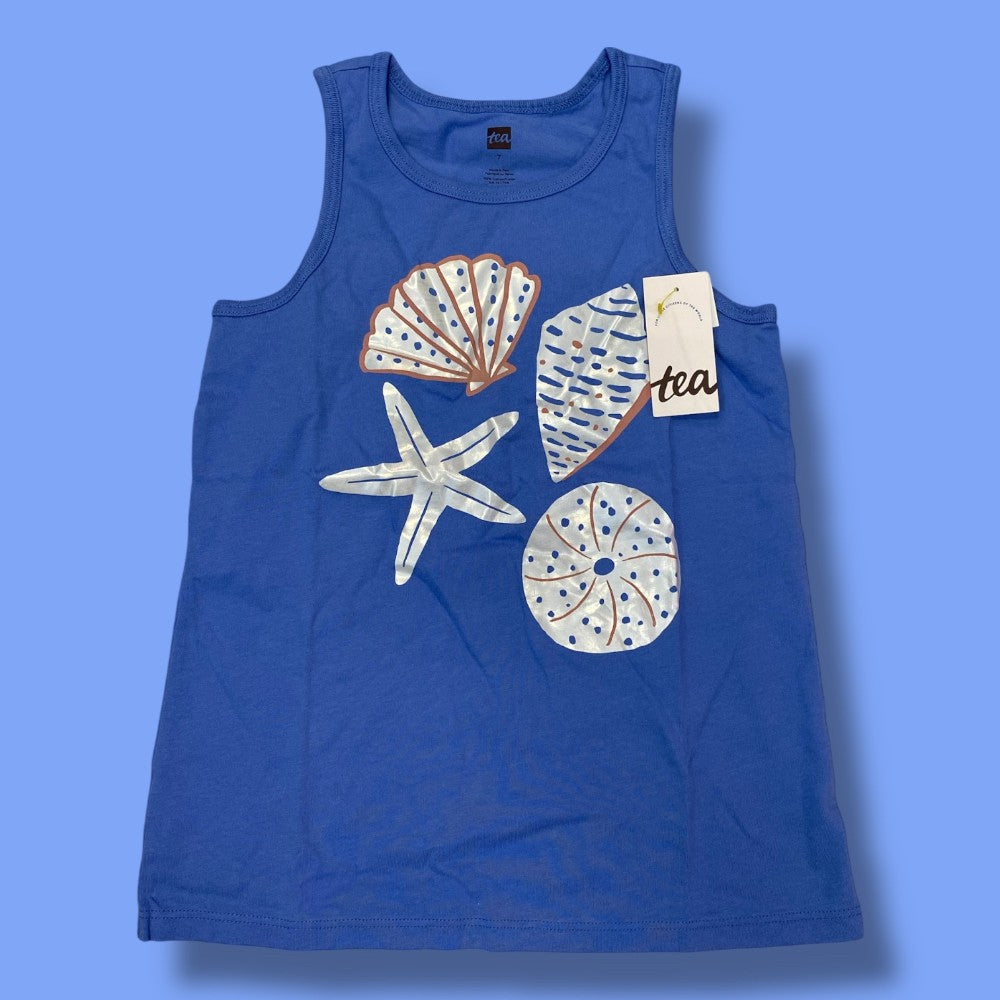 tea seashell tank 10y NWT
