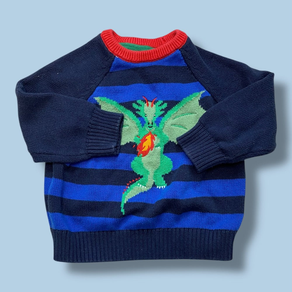 Gymboree Dragon Sweater 12-18m