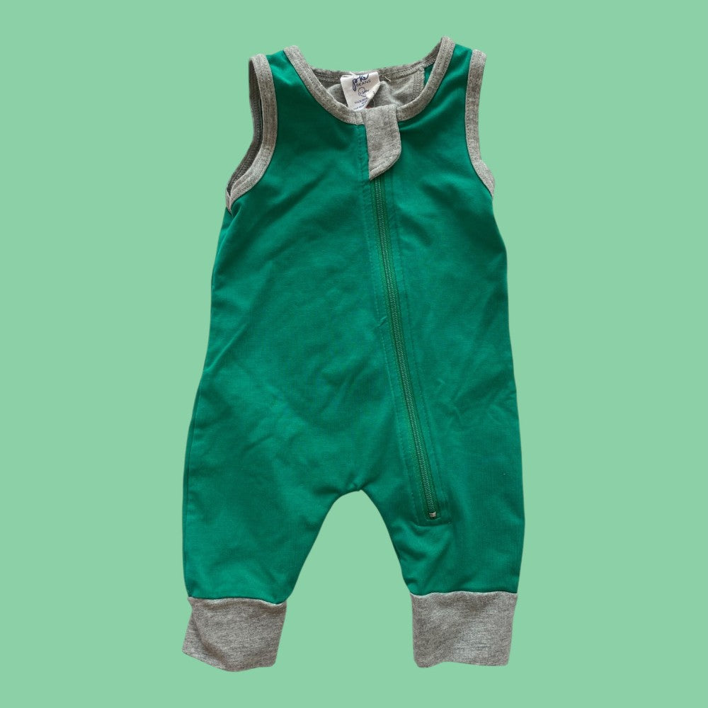 pk beans romper 0-3m