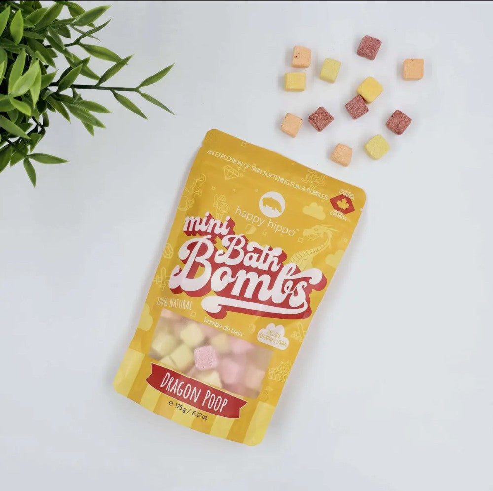 Happy Hippo Mini Bubble Bombs - Dragon Poop