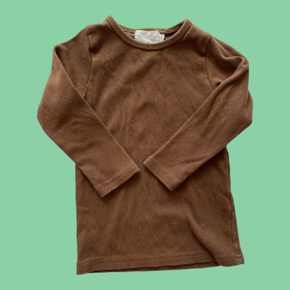 never not ribbed top 3y