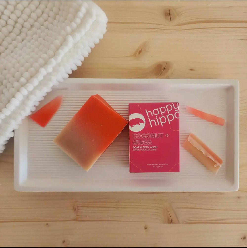 Happy Hippo Soap - Cononut Guava