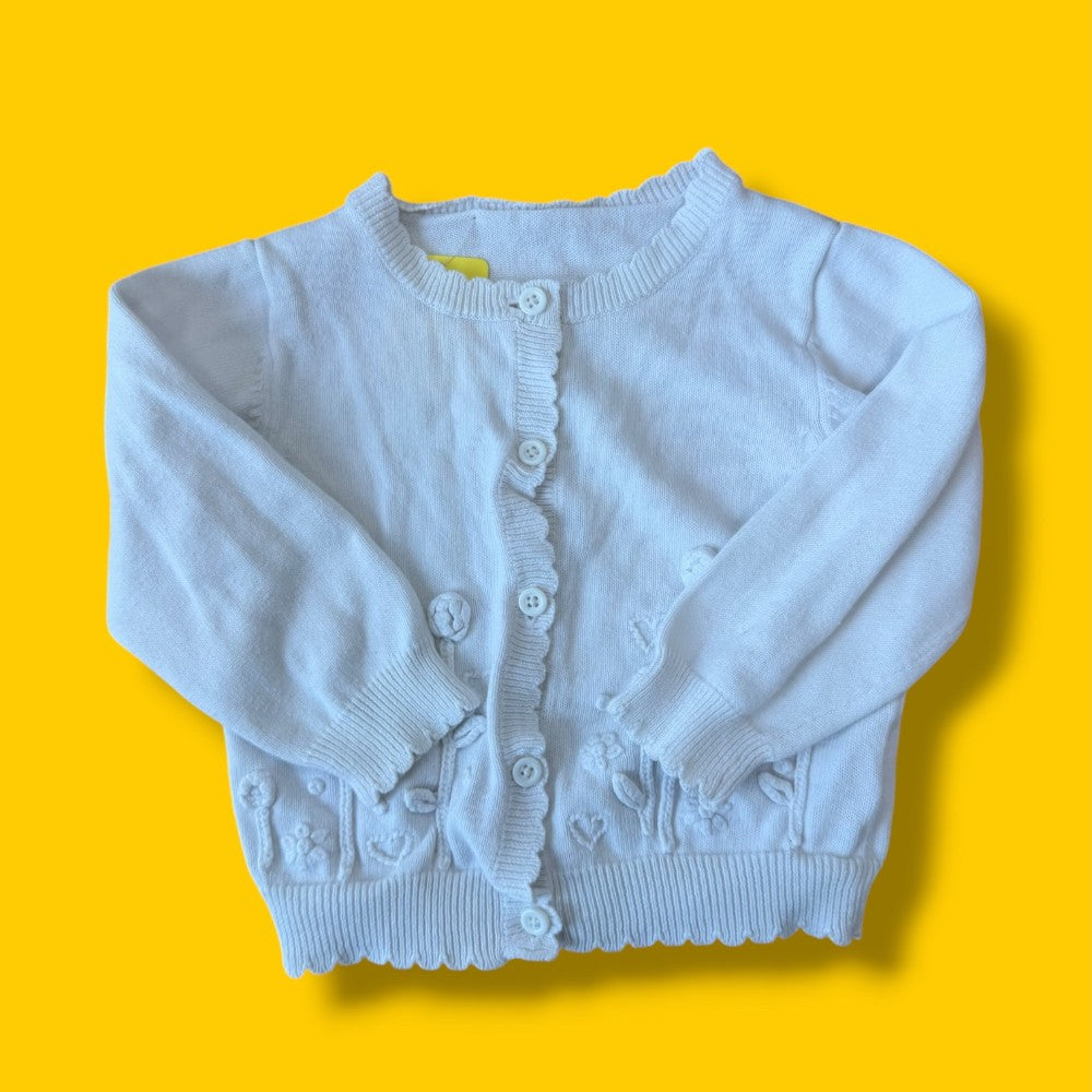 White Cardi 12m
