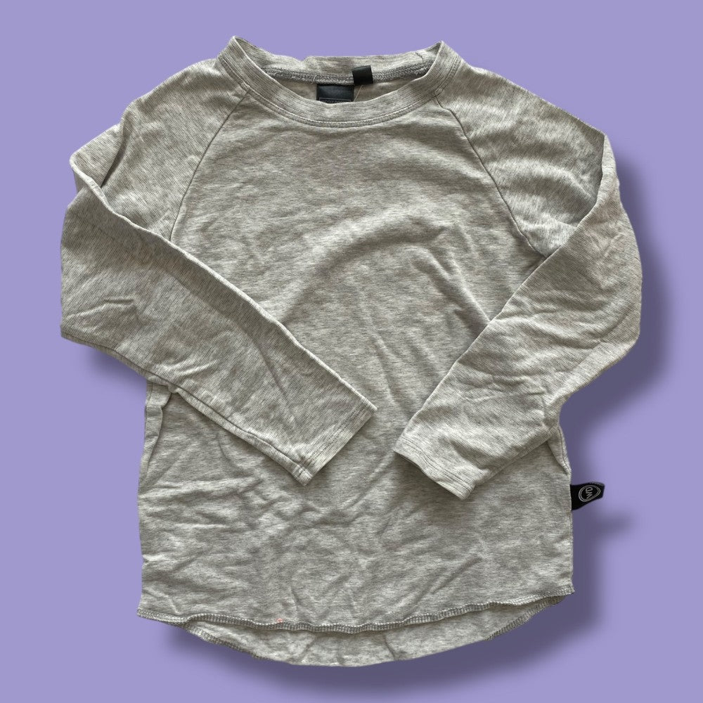 wooly doodle grey long sleeve 3y