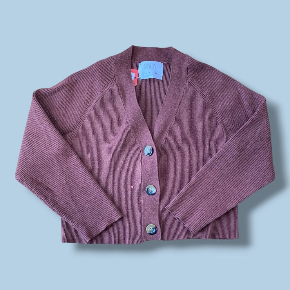 Zara Brown Cardi 9Y
