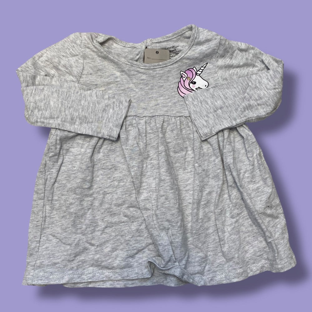 george unicorn dress 18-24m