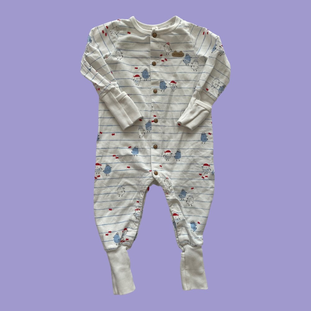 souris mini romper 6-9m