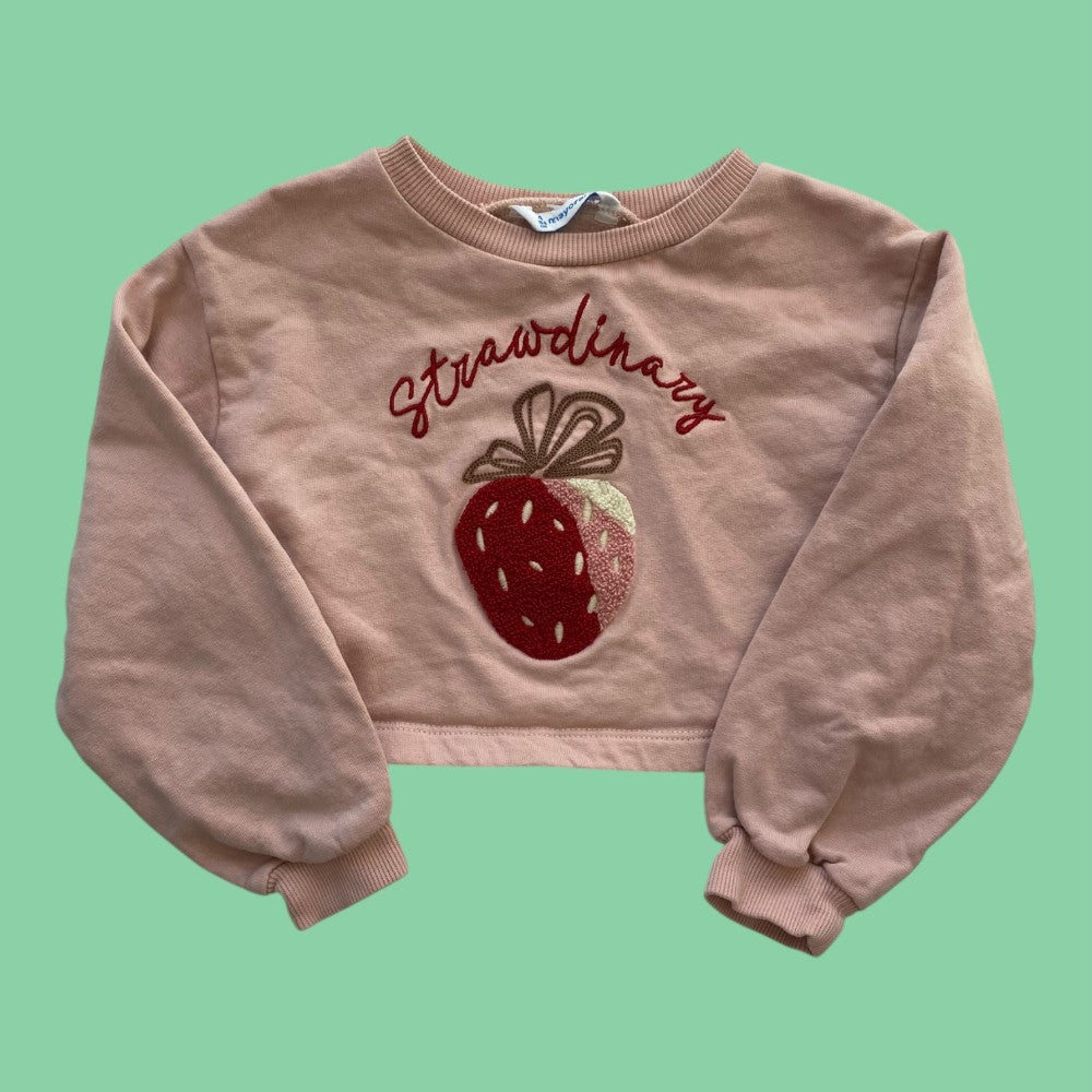 mayoral cropped sweatshirt 4y