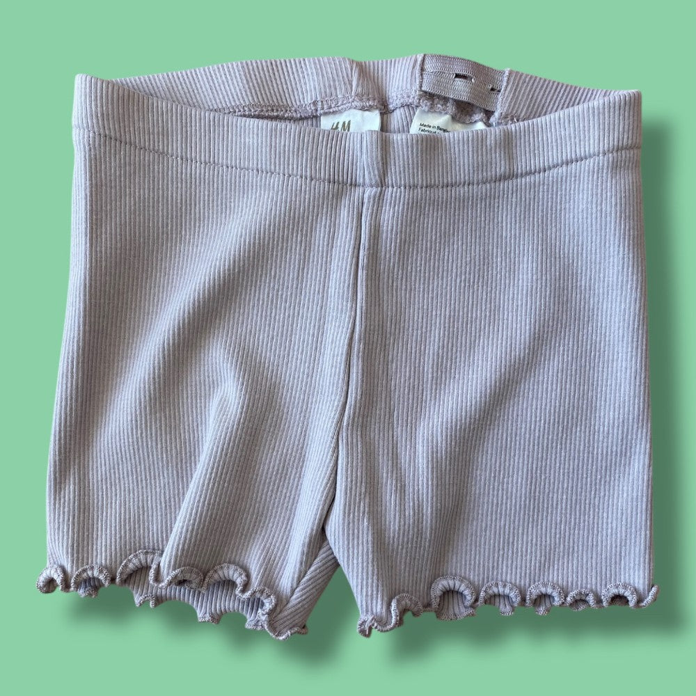 H&amp;M Ribbed Shorts 9-12m