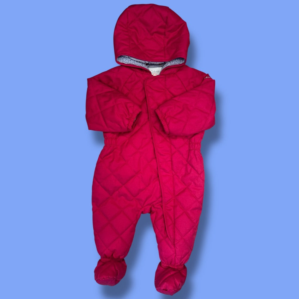 Columbia Pink Snowsuit 6-12m
