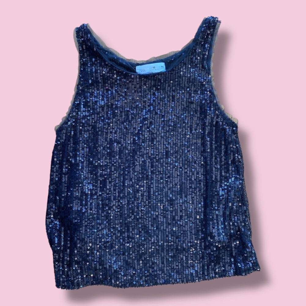 Zara Sequin Tank 10Y