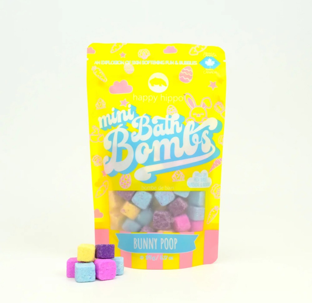 Happy Hippo Mini Bath Bombs - Bunny Poop