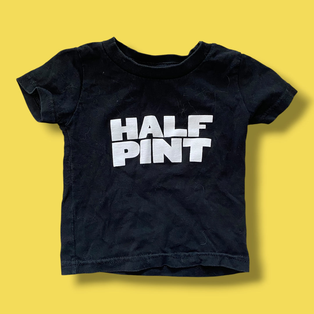 black  half pint tee, 18m