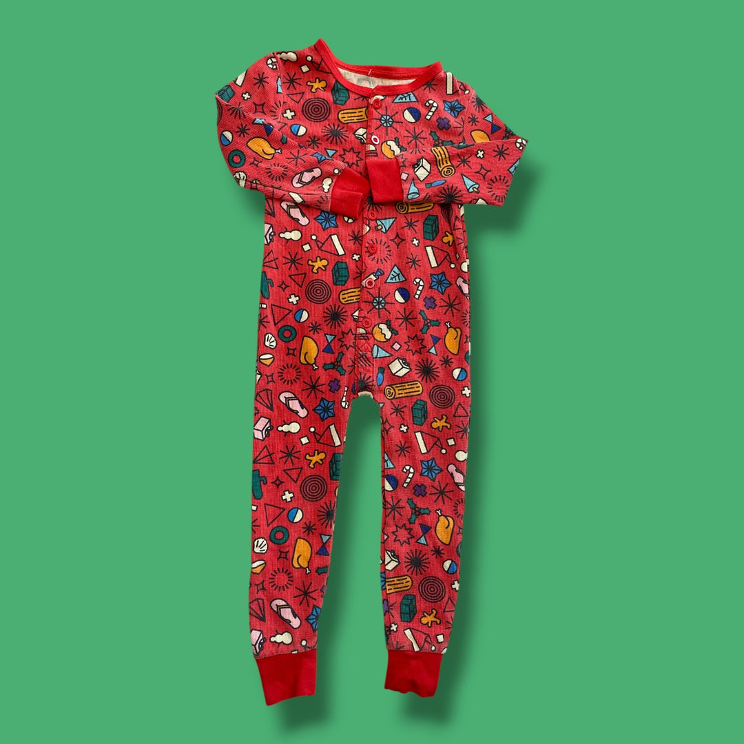 red arborist holiday sleeper, 2-3Y