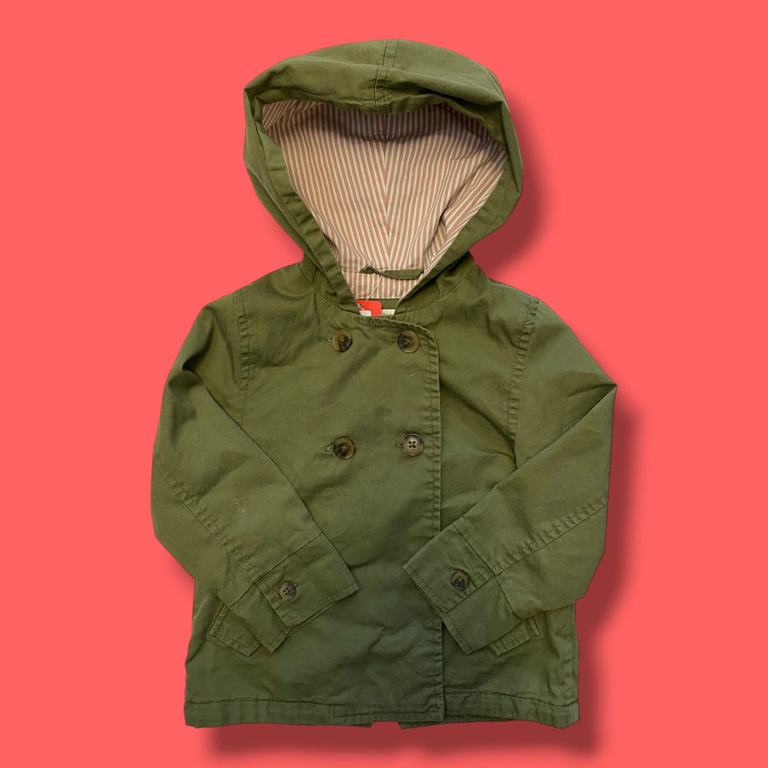 Green Zara Thin Jacket, 2-3Y