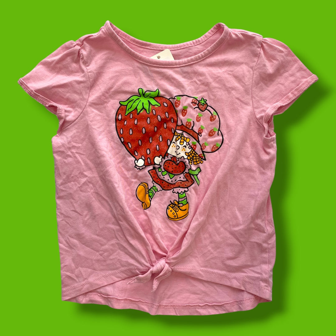 Pink Strawberry Shortcake Shirt, 5Y