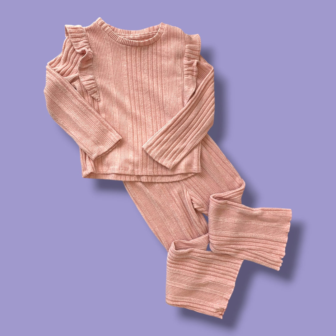Pink George 2 peice Set, 5Y