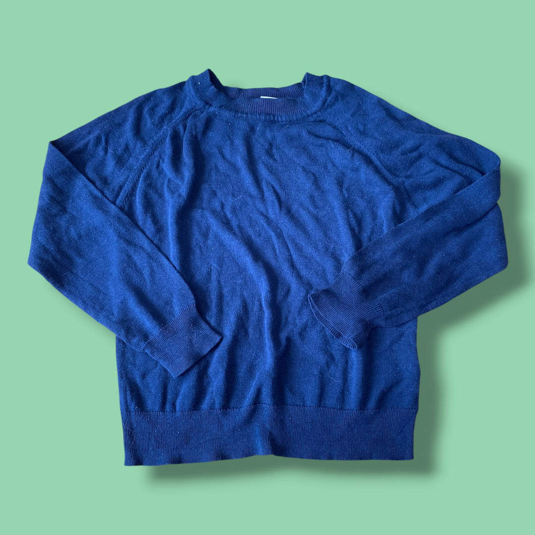 navy Zara knit sweater, 6-7Y