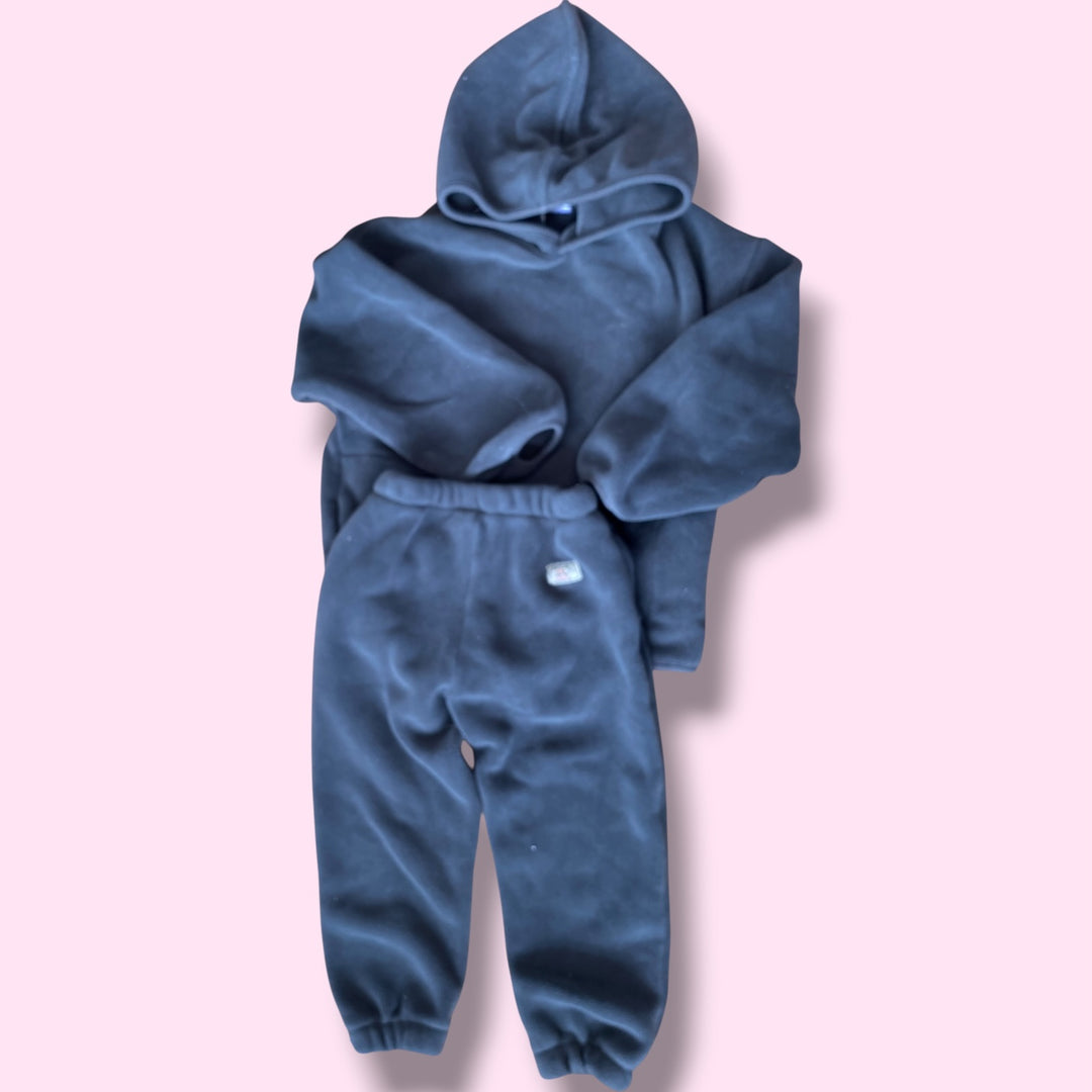 Grey Zara fleece 2 piece set , 6Y