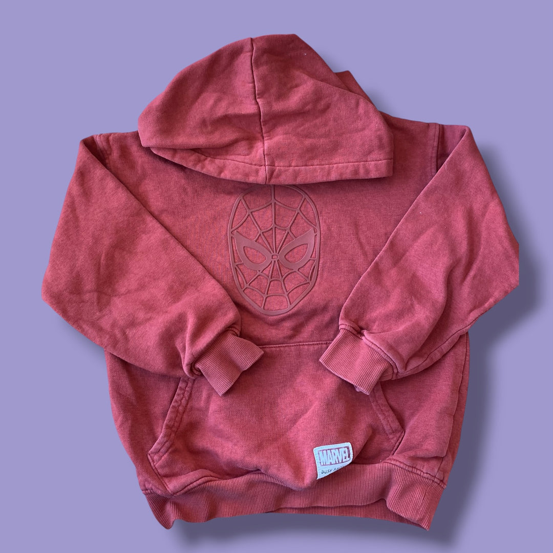 Red H&amp;M spiderman hoodie, 6-8y