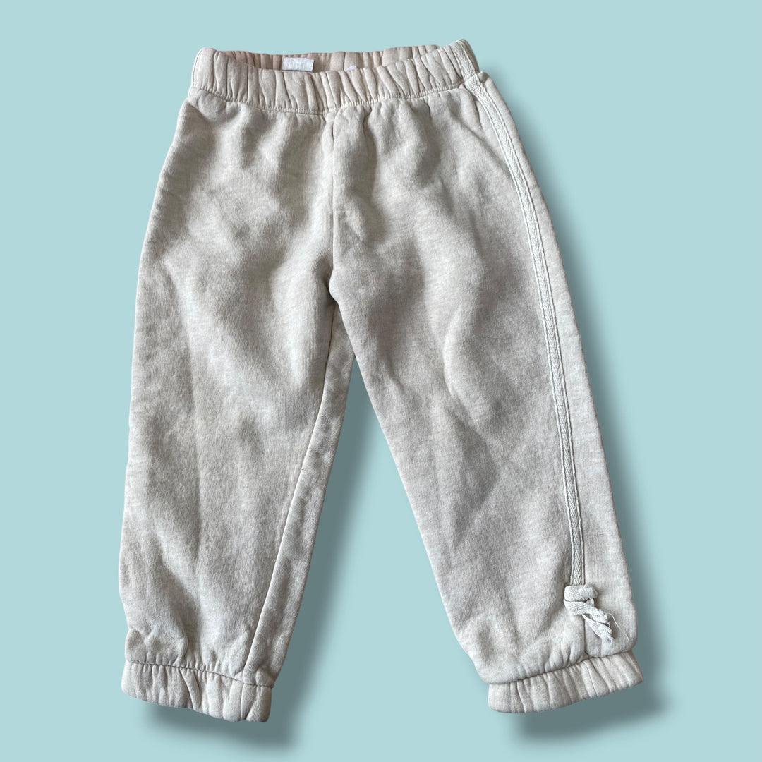 cream Zara Joggers, 3Y
