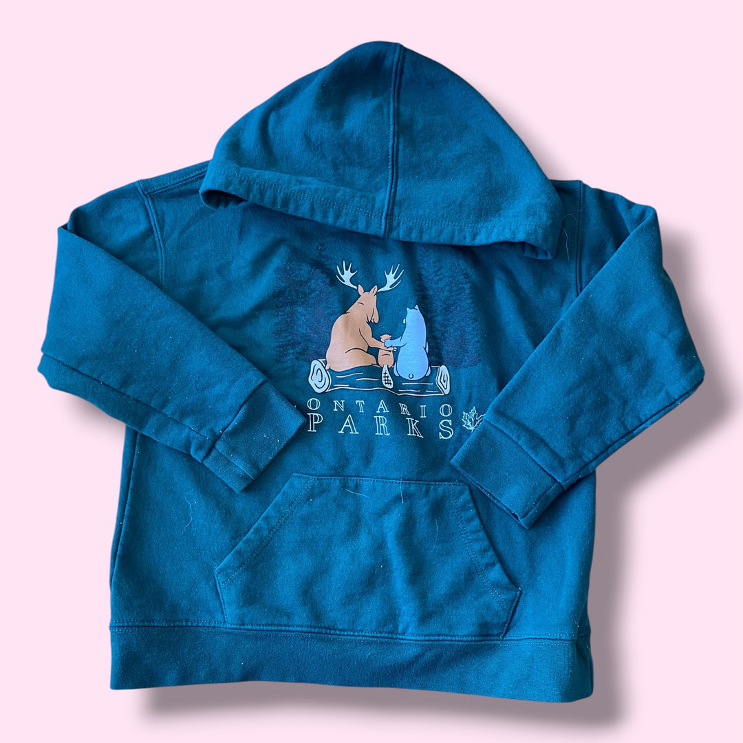green Ungalli ontario parks hoodie, 6-8y
