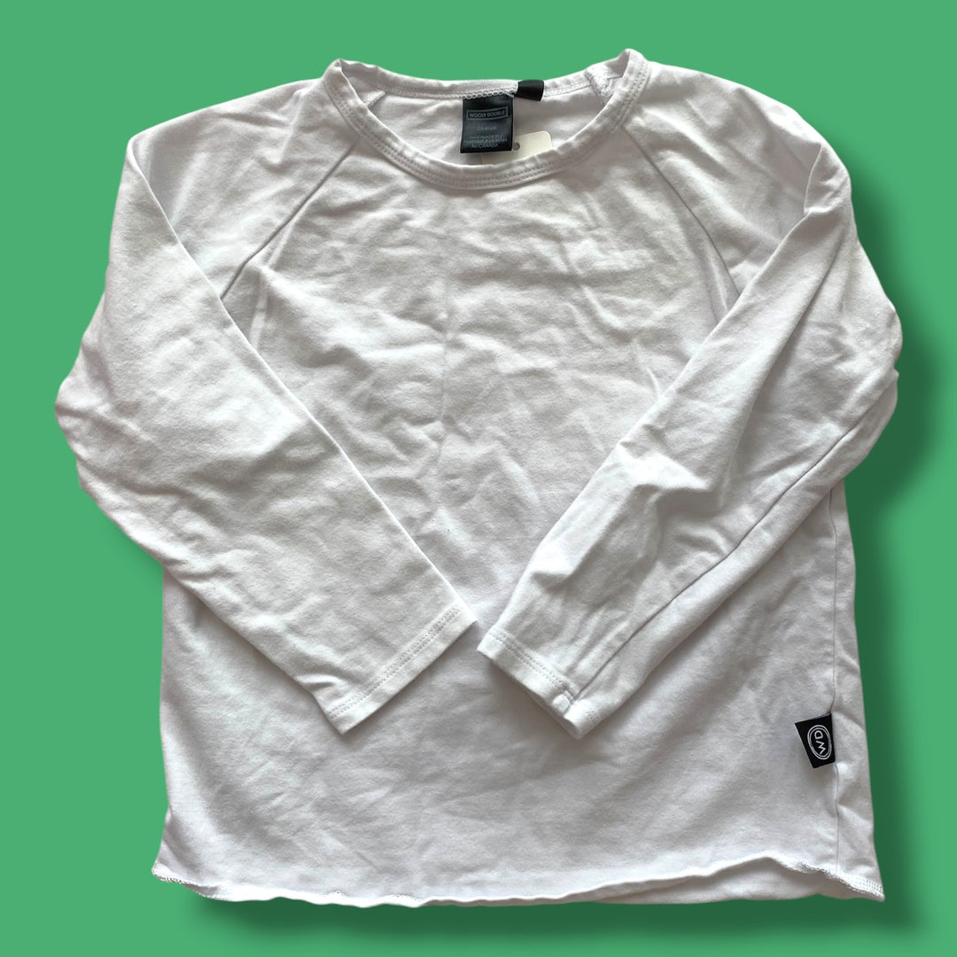 white Wooly Doodle long sleeves, 5y