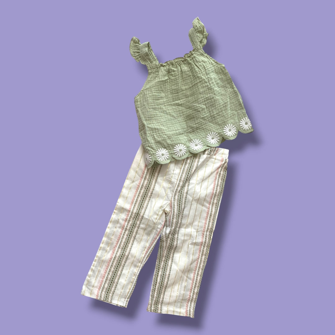 green sincerely jules 2 piece set, 2y