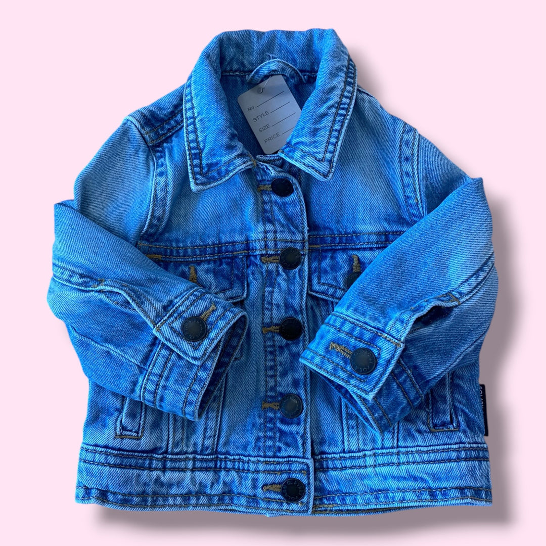 Blue Polarn O Pryet Denim Jacket, 6-9m