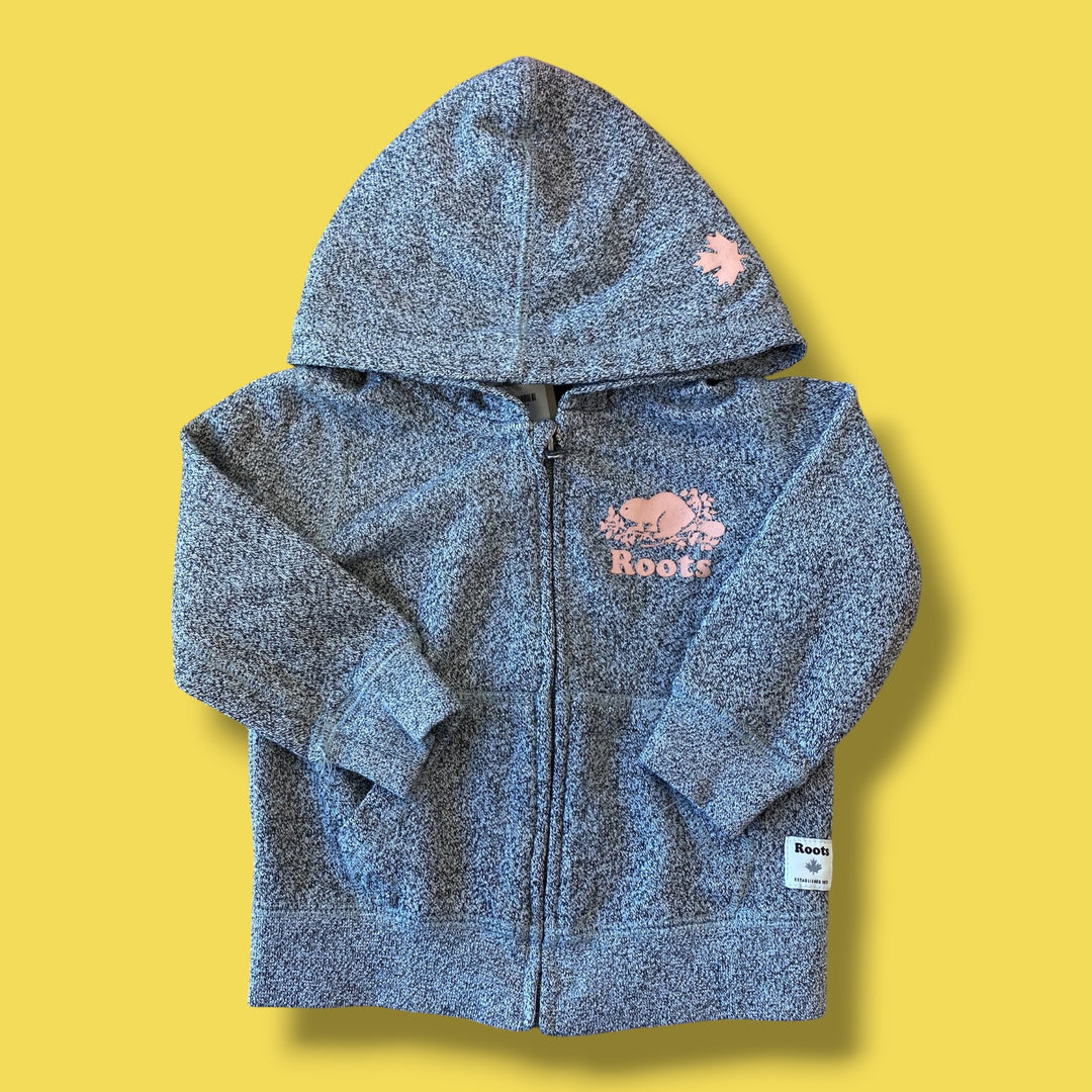 Grey Roots Zip Up, 12-18m