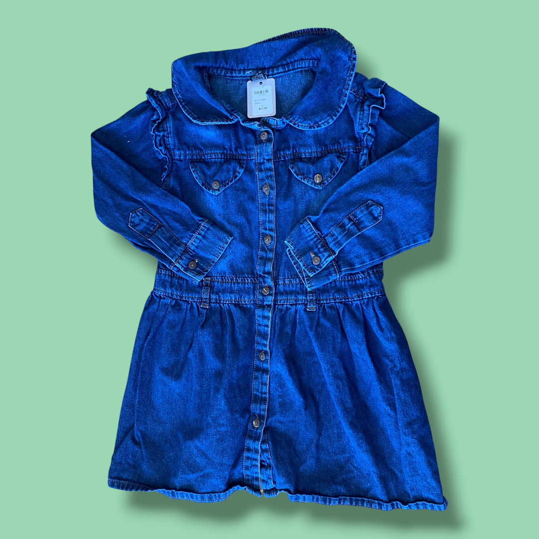Blue  denim dress, 5Y