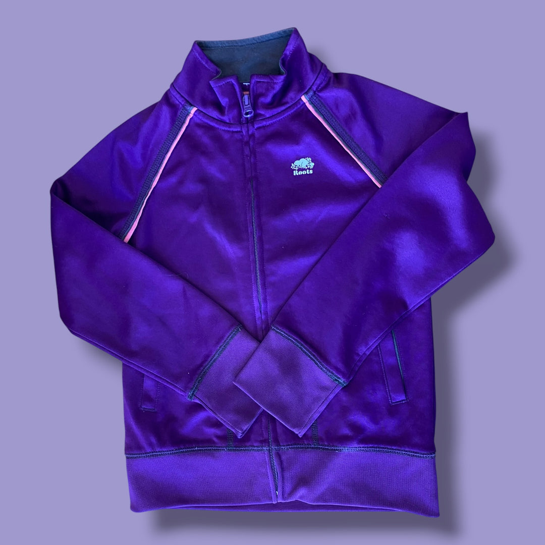 Purple Roots Zip Up, 7-8Y